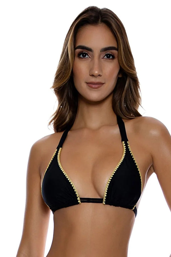 Luli Fama Luli Chic Triangle Halter Top