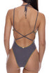 Luli Fama Luli Chic V-neck One Piece Bodysuit
