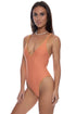 Luli Fama Luli Chic V-neck One Piece Bodysuit