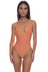 Luli Fama Luli Chic V-neck One Piece Bodysuit