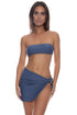 Luli Fama Luli Chic Free Form Bandeau Top
