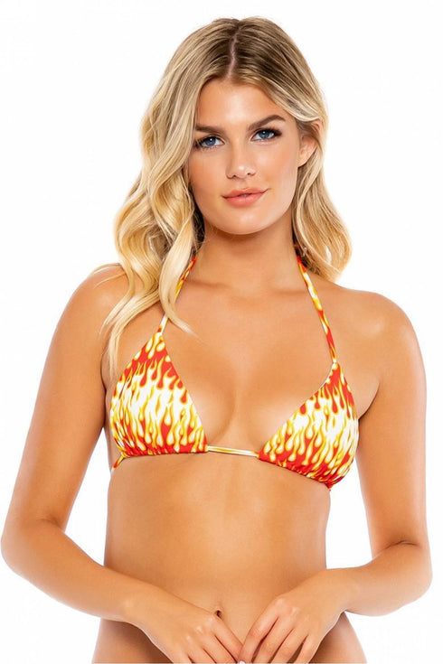 Luli Fama Flame Of Love Triangle Top
