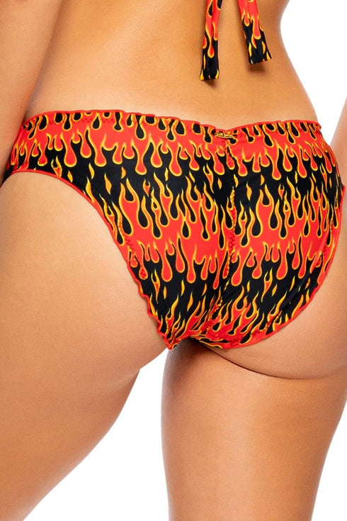 Luli Fama Flame Of Love Seamless Full Ruched Back Bottom