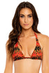 Luli Fama Flame Of Love Triangle Halter Top