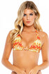 Luli Fama Flame Of Love Triangle Halter Top