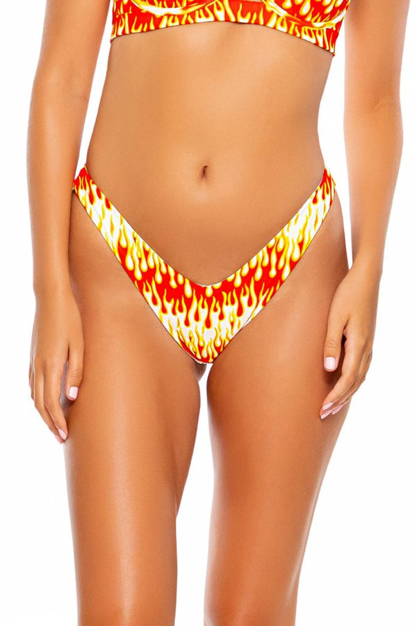 Luli Fama Flame Of Love High Leg Bottom