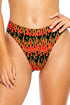 Luli Fama Flame Of Love High Leg Banded Waist Bottom