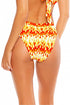 Luli Fama Flame Of Love High Leg Banded Waist Bottom