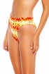 Luli Fama Flame Of Love High Leg Banded Waist Bottom