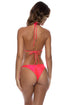 Luli Fama Cosita Buena Wavy Ruched Back Tie Side Bottom
