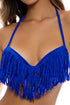 Luli Fama Cosita Buena Plunge Push Up Fringe Underwire