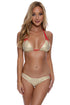 Luli Fama Cosita Buena Zig Zag Knotted Cut Out Triangle Top
