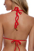 Luli Fama Cosita Buena Zig Zag Knotted Cut Out Triangle Top