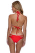 Luli Fama Cosita Buena Zig Zag Knotted Cut Out Triangle Top