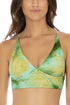 Luli Fama Off Duty Mermaid Cross Back Bustier Top