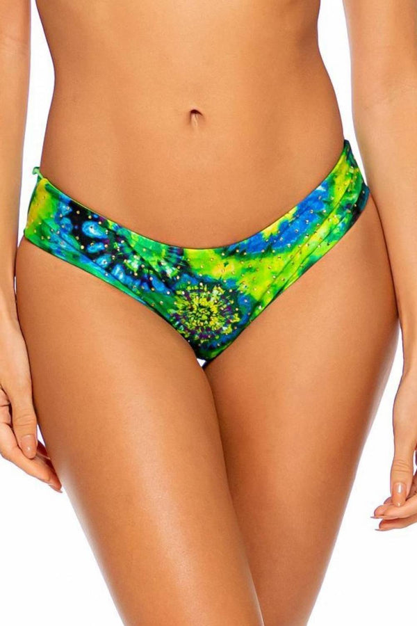 Luli Fama Mystical Garden Seamless Full Ruched Back Bottom