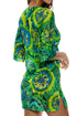 Luli Fama Mystical Garden Short Tunic