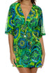 Luli Fama Mystical Garden Short Tunic