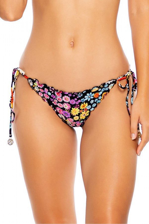 Luli Fama Love Spell Wavey Tie Side Brazlian Ruched