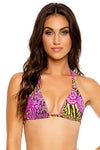 Luli Fama Beyond Wild Triangle Halter Top