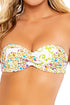 Luli Fama Secret Garden Underwire Push Up Bandeau Top