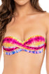 Luli Fama Afterglow Underwire Push Up Bandeau Top