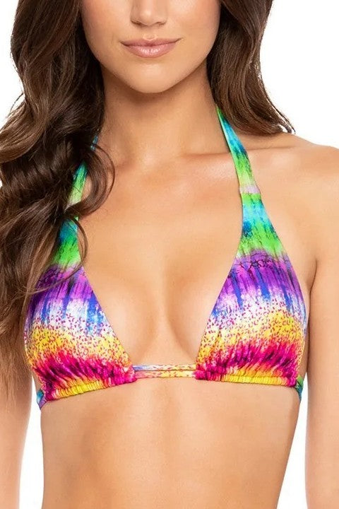 Luli Fama Afterglow Triangle Halter Top