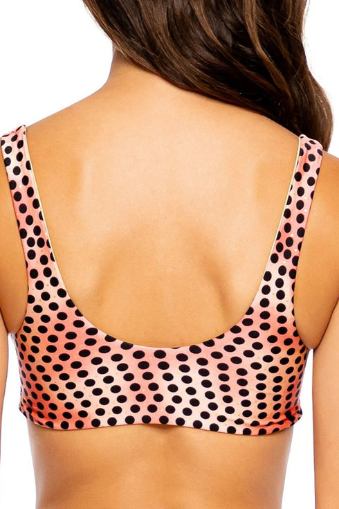 Luli Fama Glam Lovin Tie Front Tank Top