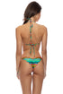 Luli Fama Hola Verano! Wavey Brazilian Crist. Ruched Tassel Tie Side