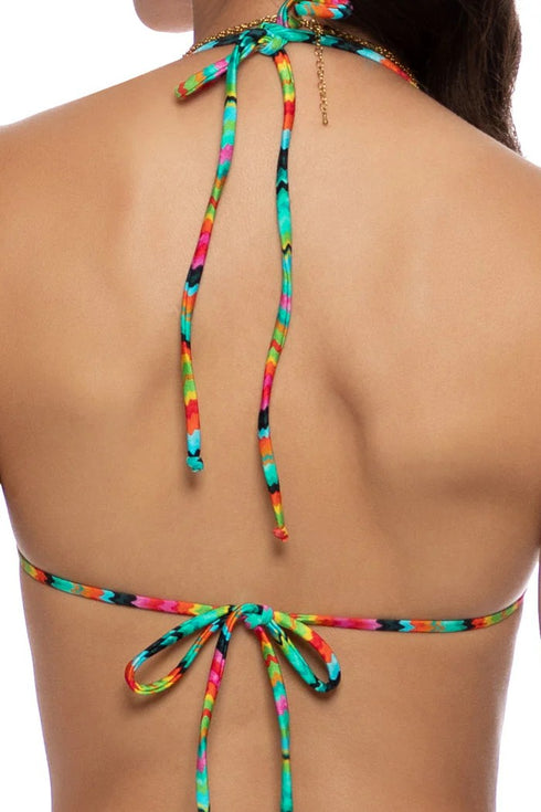 Luli Fama Hola Verano! Wavy Tunnel Bandeau Top