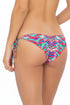 Luli Fama Besos De Sal Wavey Ruched Back Brazilian Tie Side Bottom