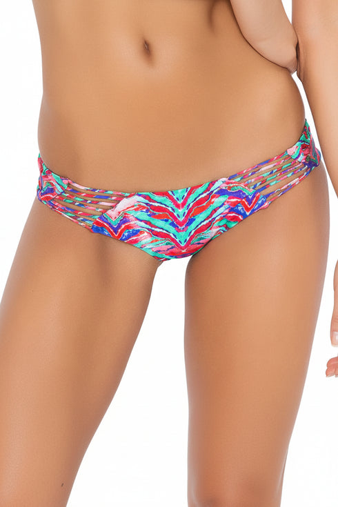 Luli Fama Besos De Sal Strappy Cut Out Tiny Bottom