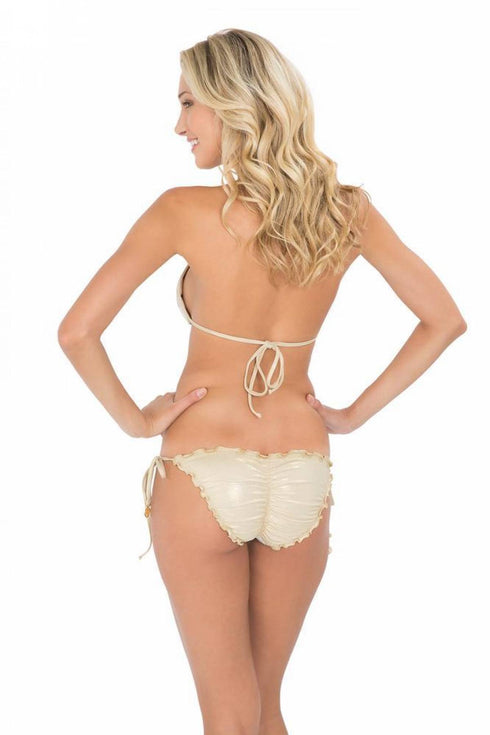 Luli Fama Diamantes De Coral Tieside Ruched Full Bottom