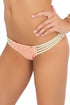 Luli Fama Diamantes De Coral Multi-braid Ruched Back Braz.btm