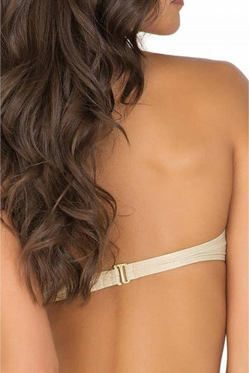 Luli Fama Diamantes De Coral Crochet Sheer Front Und Push-up