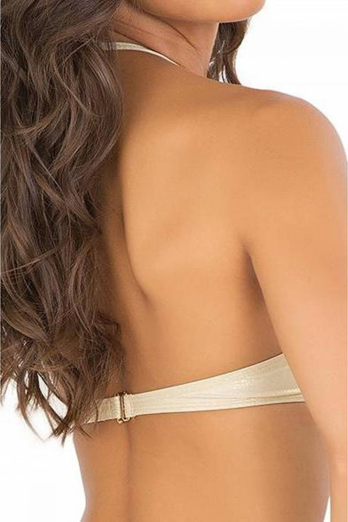 Luli Fama Diamantes De Coral Crochet Sheer Front Und Push-up