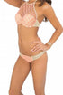 Luli Fama Diamantes De Coral Multi-braid Ruched Back Braz.btm
