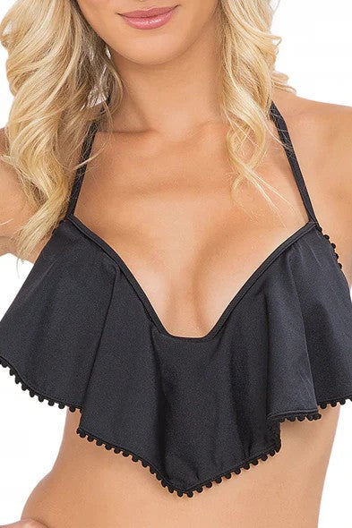 Luli Fama Wild Card Cascade Push Up Underwire Top