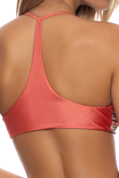 Luli Fama Cha-cha-cha Rosita T-back Halter Top