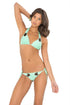 Luli Fama For Your Eyes Only Net Sides Brazilian Ruched Back Tie Side