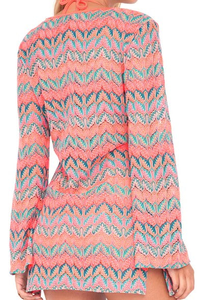 Luli Fama Fuego Divino Plunge Dress