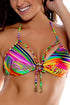 Luli Fama Dreamin Molded Push Up Bandeau Halter Top