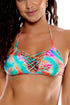 Luli Fama Libertad Tornasol Crossed Multi Strings Triangle Top