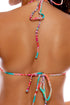 Luli Fama Libertad Tornasol Molded Push Up Bandeau Halter Top