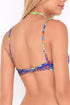 Luli Fama Tribal Beach Criss-Cross Back Bra Top
