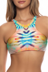 Luli Fama Sol Multicolor Glam High Neck Eng.Top Reversible
