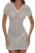 Luli Fama Desert Babe VNECK BODYCON DRESS