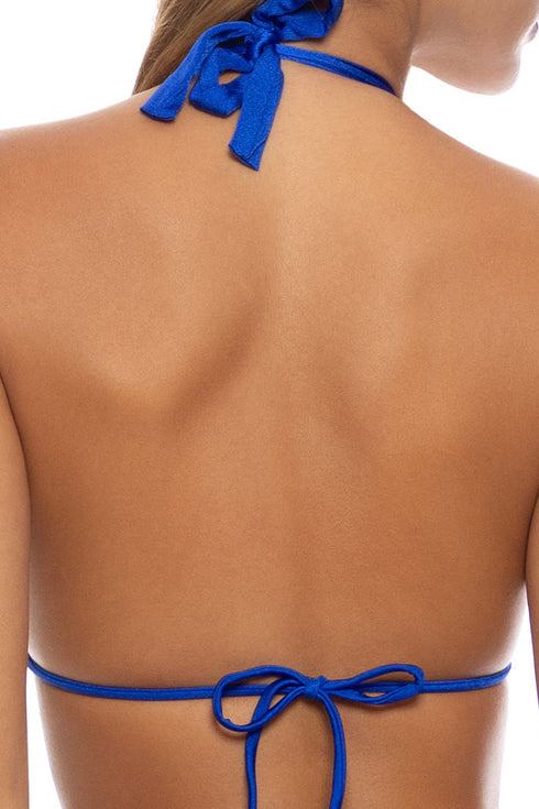 Luli Fama Blue Kiss Halter Top