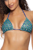 Luli Fama Blue Kiss Triangle Top