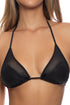 Luli Fama Thunderball Mesh Outline Triangle Top
